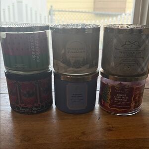 Bath & Body Works 3-Wick Candle Bundle